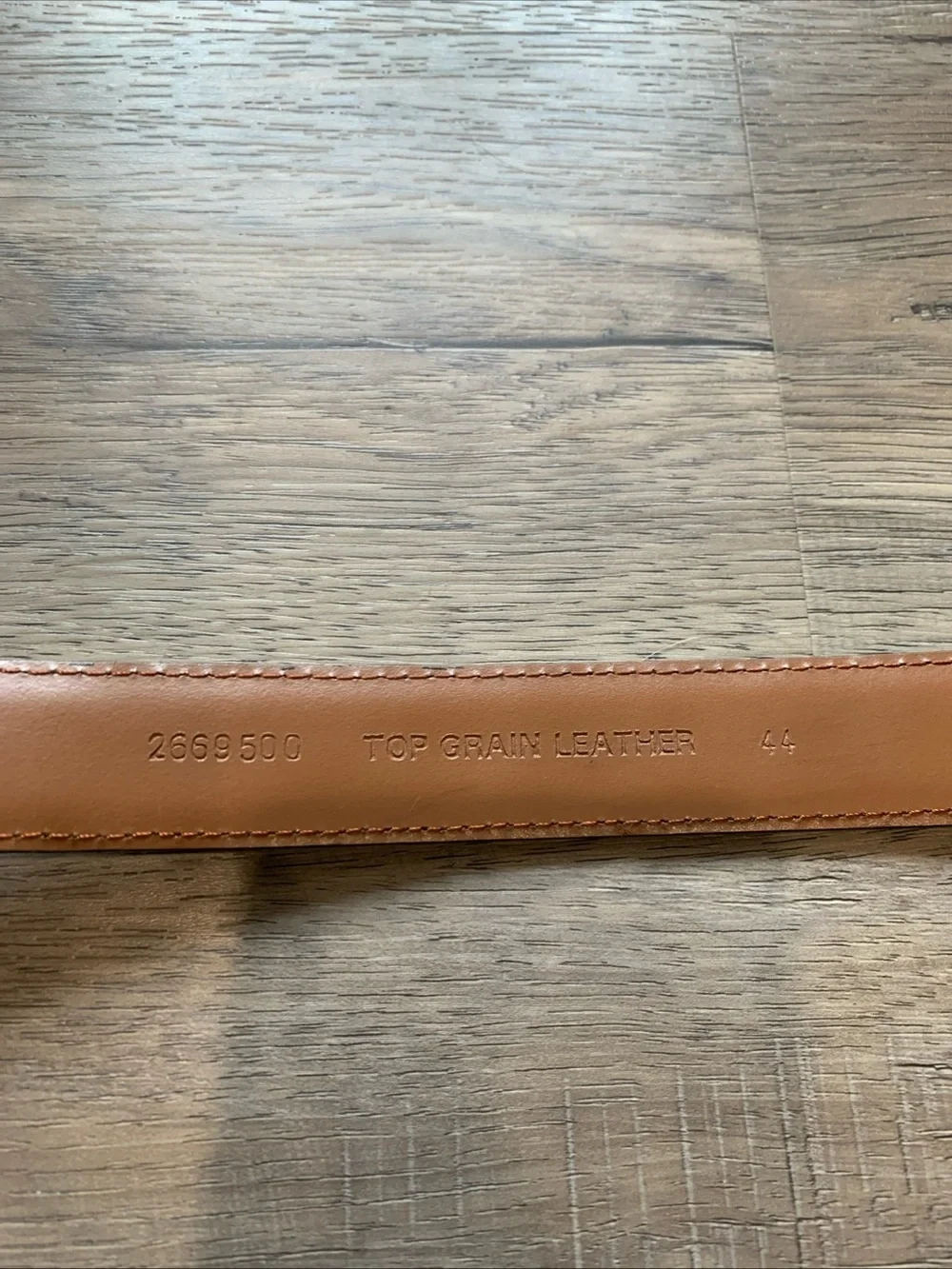 Enmon Men's Leather Belt Size 44